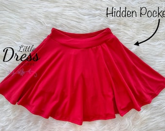 Solid Colored Twirly Skorts, girls, athletic, sporty, kids, full circle, little dress shoppe, shorts, yoga