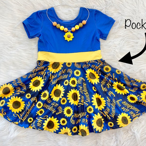 Sunflower Dress Etsy