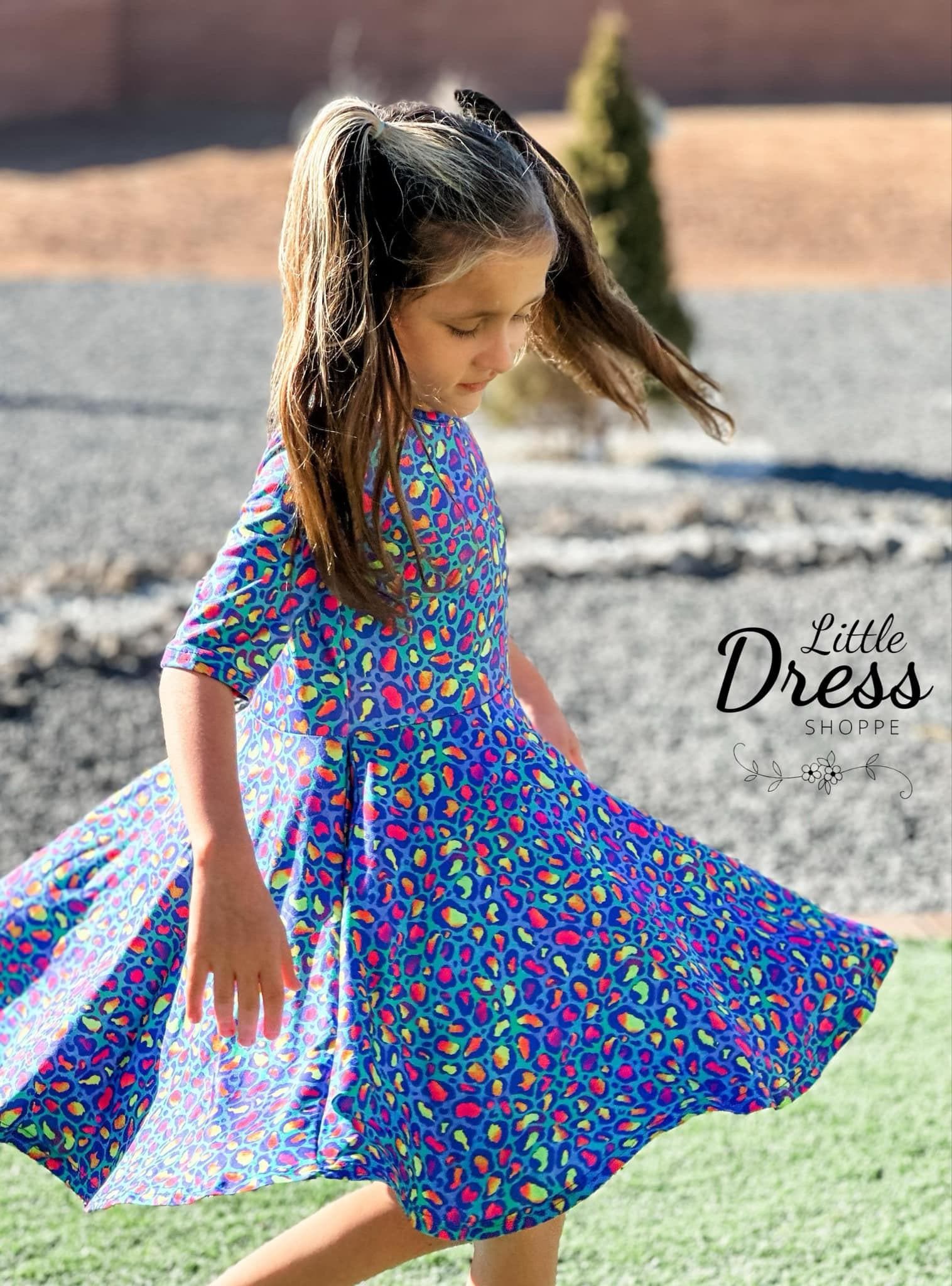 Girls Neon Dress - Etsy