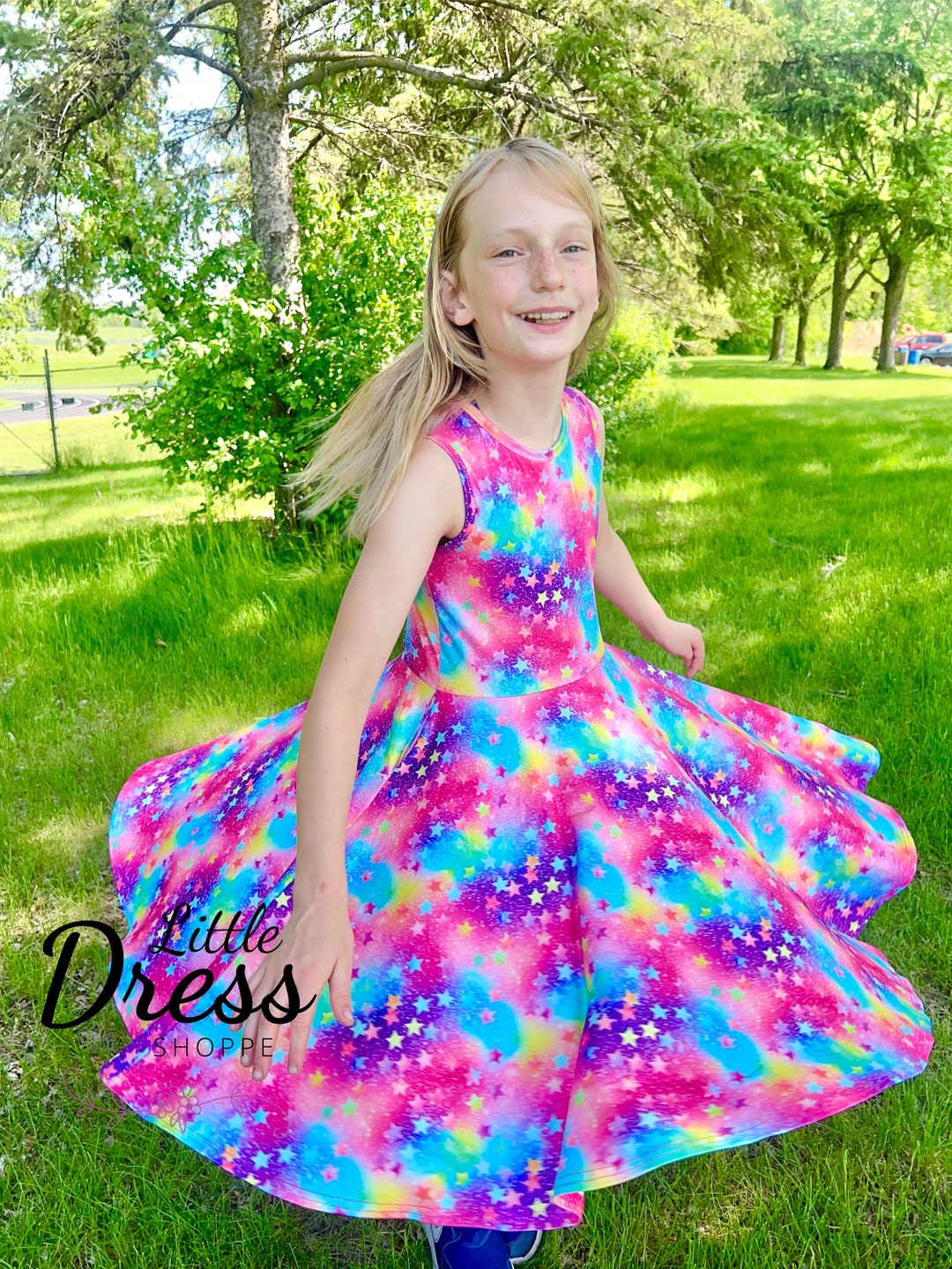 Pink Skies Tank Dress