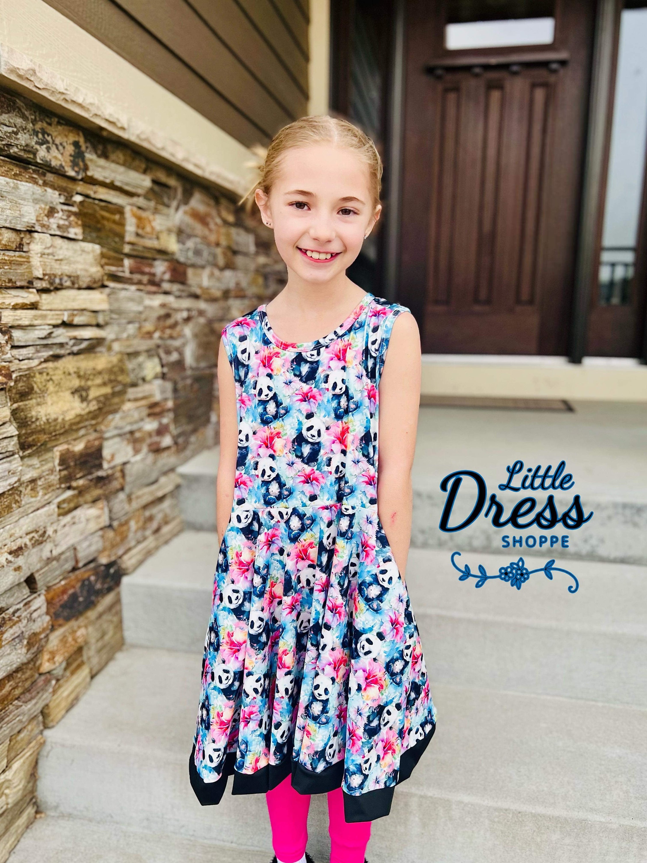 Panda Dress for Girls - Etsy