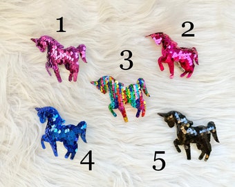Pince à cheveux licorne, filles, tout-petit, chatoyant, licorne, fantaisie, pince, accessoires, cheveux