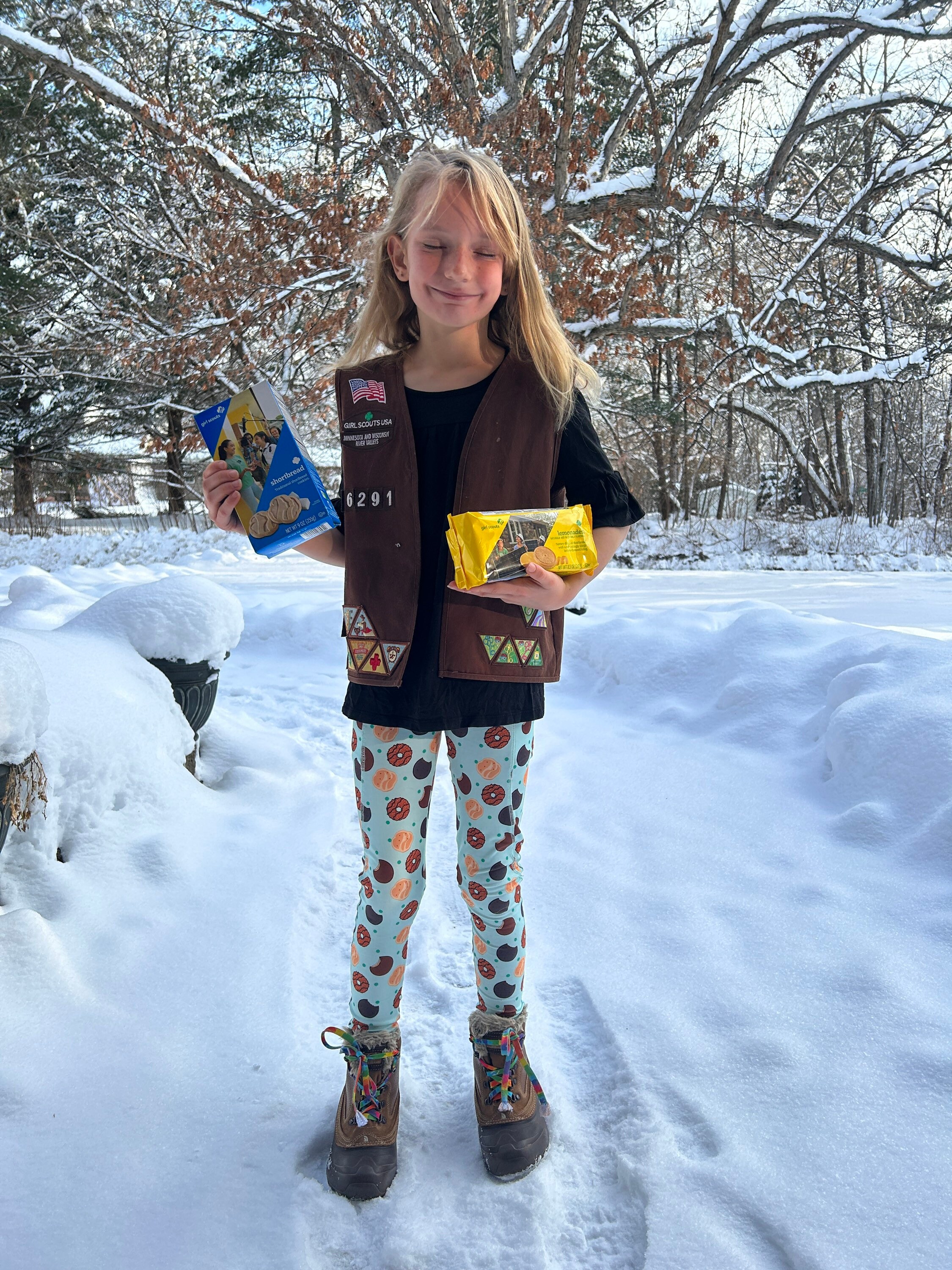 Girl Scout Cookie Matching Leggings Pockets Green Etsy
