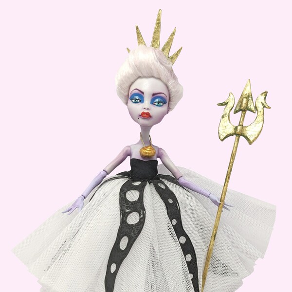 Handmade Ursula Art Doll - Monster High OOAK Doll