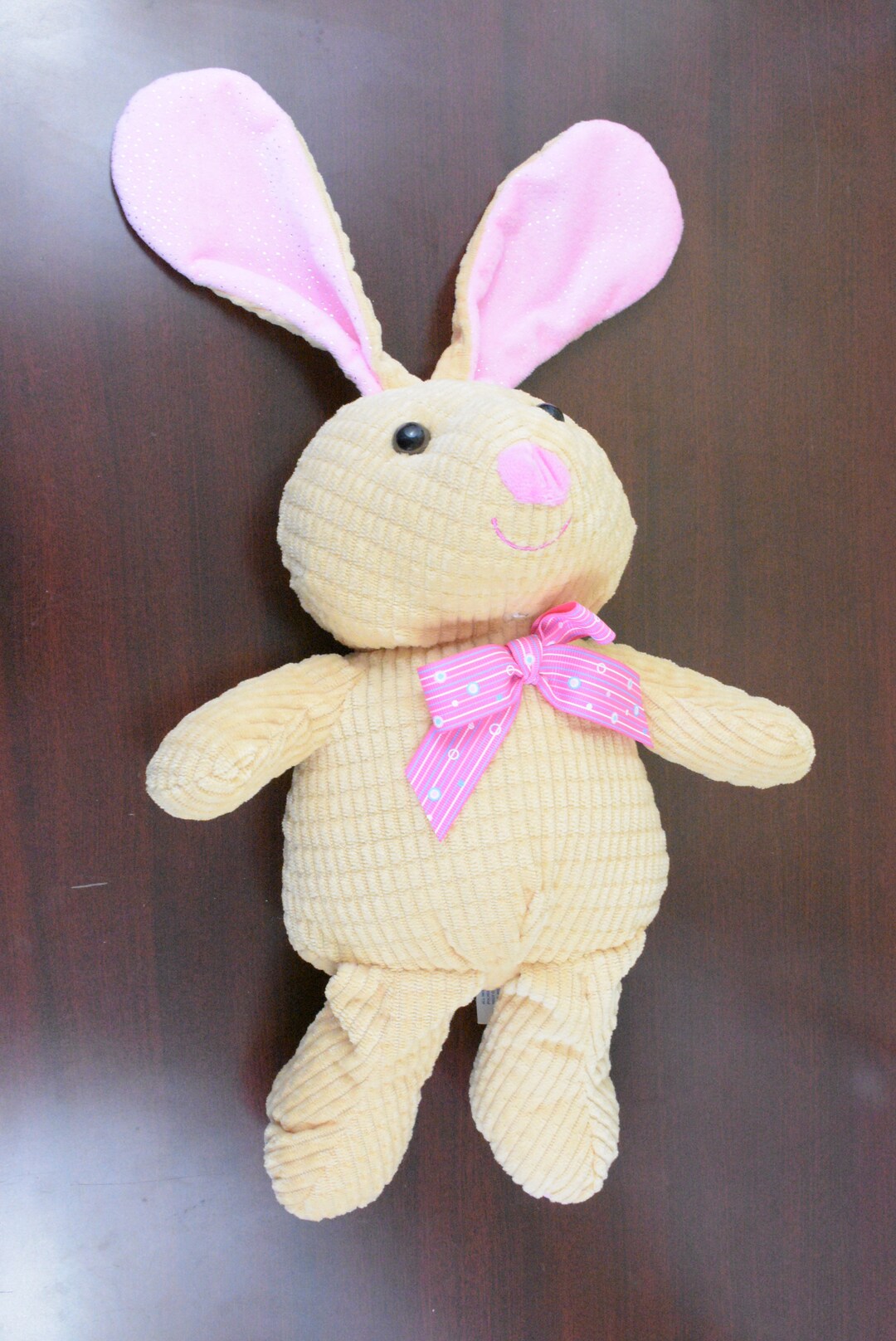 Hug & Luv Tan Bunny Rabbit Plush Stuffed Animal Toy Eastertoy - Etsy