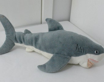 2014 Wild Republic Great Gray White Shark Plush, Stuffed Animal, Plush Toy