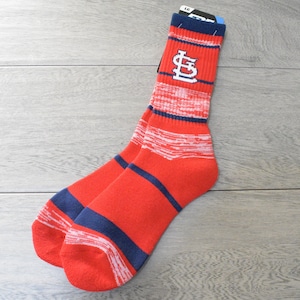 Vintage Men's St. Louis Cardinals Baseball Team Socks, Men's Socks, Socks 1 Pair LG