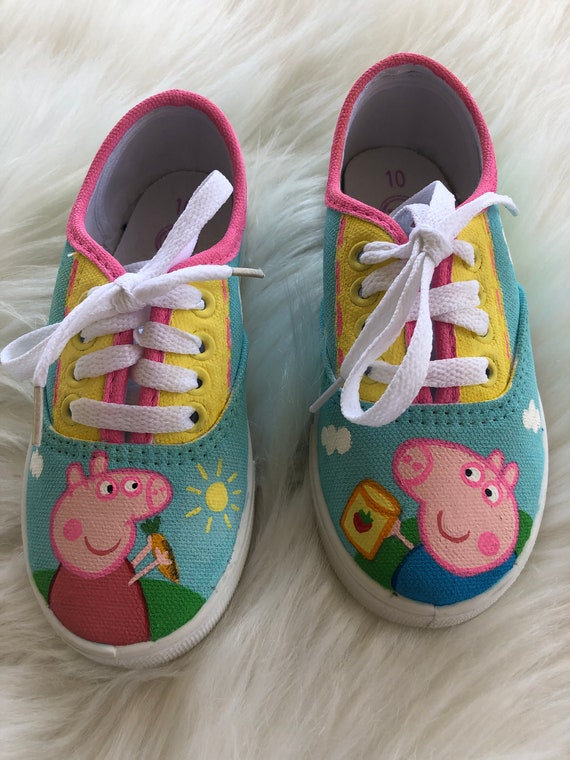 peppa pig tennis shoes