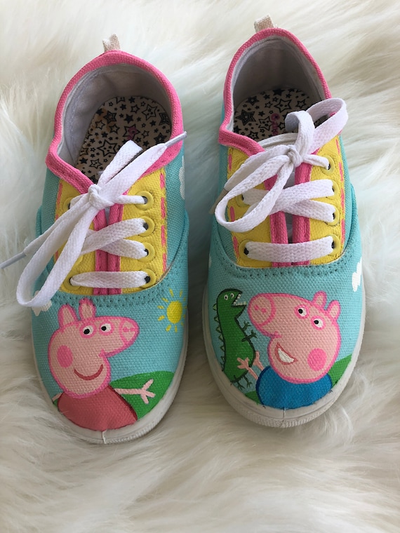 peppa pig tennis shoes