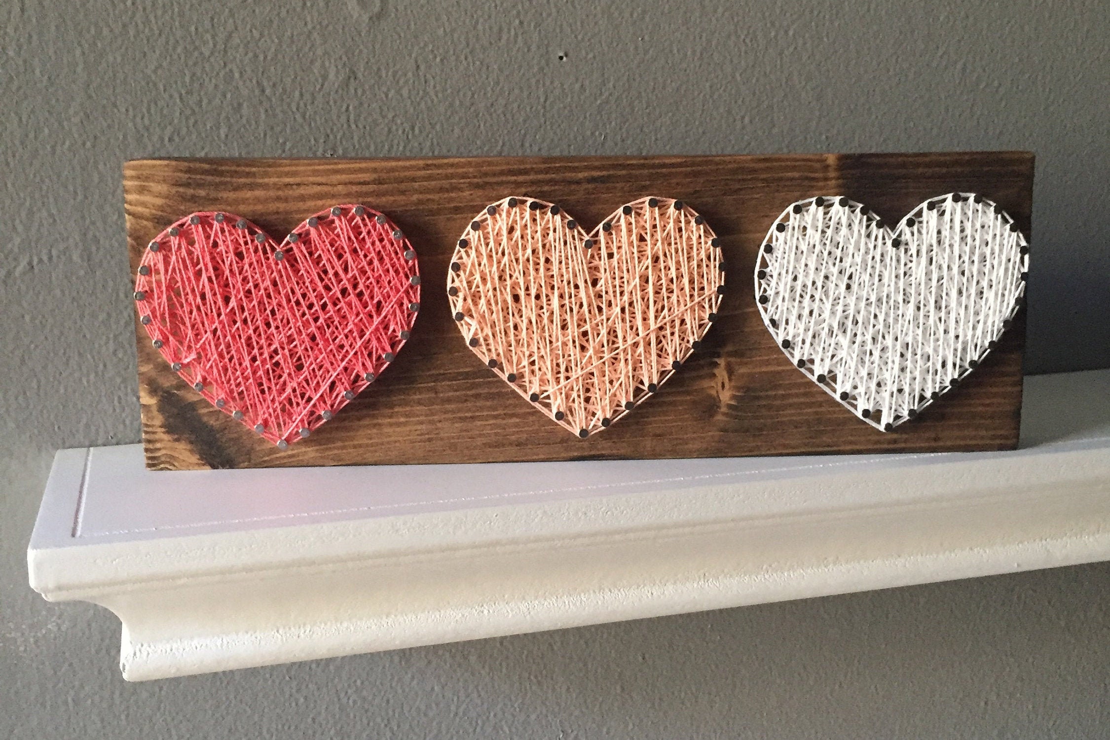 DIY Heart String Art - Reuse Grow Enjoy