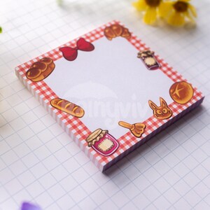 Ghibli Notizblock | Anime Notizblock, Kawaii Briefpapier (50 abreißbare Blätter) Bild 8