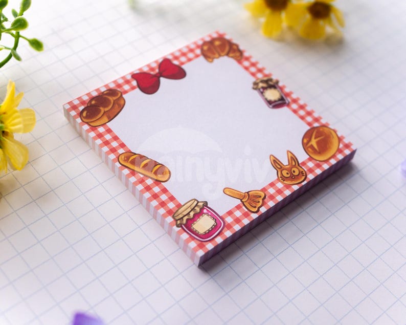 Ghibli Notizblock | Anime Notizblock, Kawaii Briefpapier (50 abreißbare Blätter) Bild 8