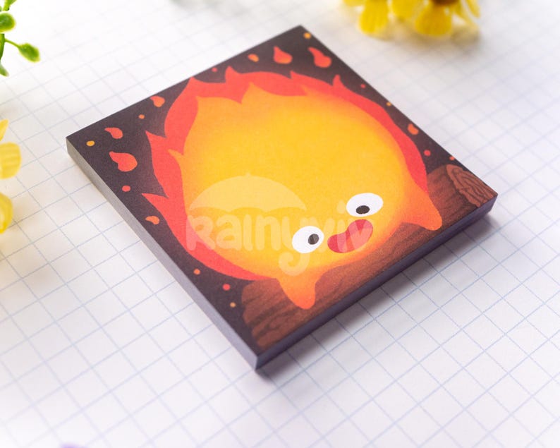 Ghibli Notizblock | Anime Notizblock, Kawaii Briefpapier (50 abreißbare Blätter) Bild 7