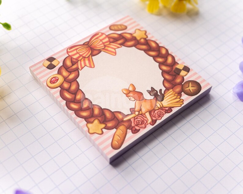 Ghibli Notizblock | Anime Notizblock, Kawaii Briefpapier (50 abreißbare Blätter) Bild 9