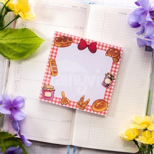 Ghibli Notizblock | Anime Notizblock, Kawaii Briefpapier (50 abreißbare Blätter) Kiki's Bakery