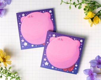Kirby Notizblock | 50 Blatt | Schreibwaren Notizblock