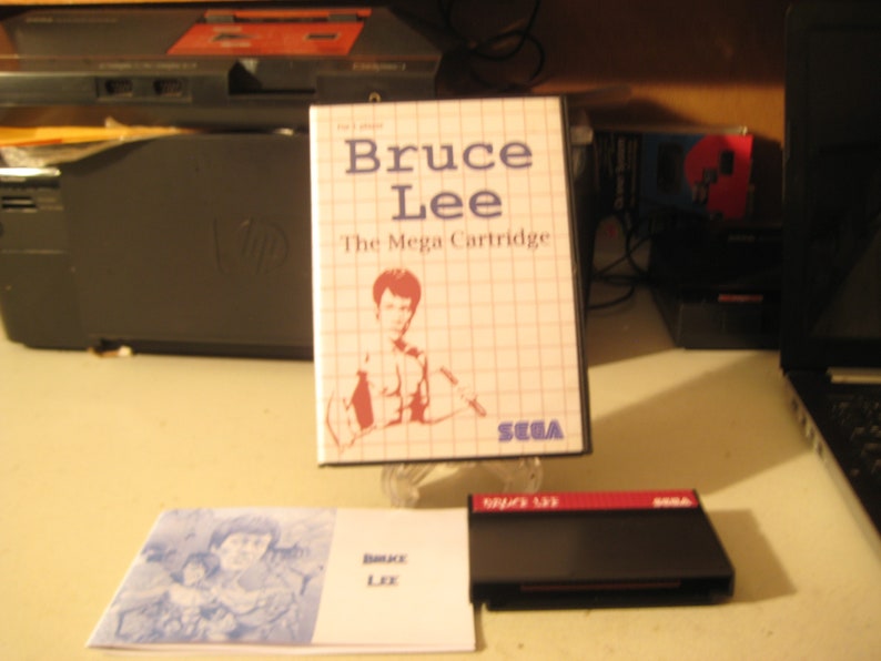 HOMEBREW Fan Made BRUCE LEE sega master system cib region free