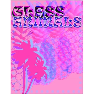 Glass Animals Inspired Art Print Poster - Digital