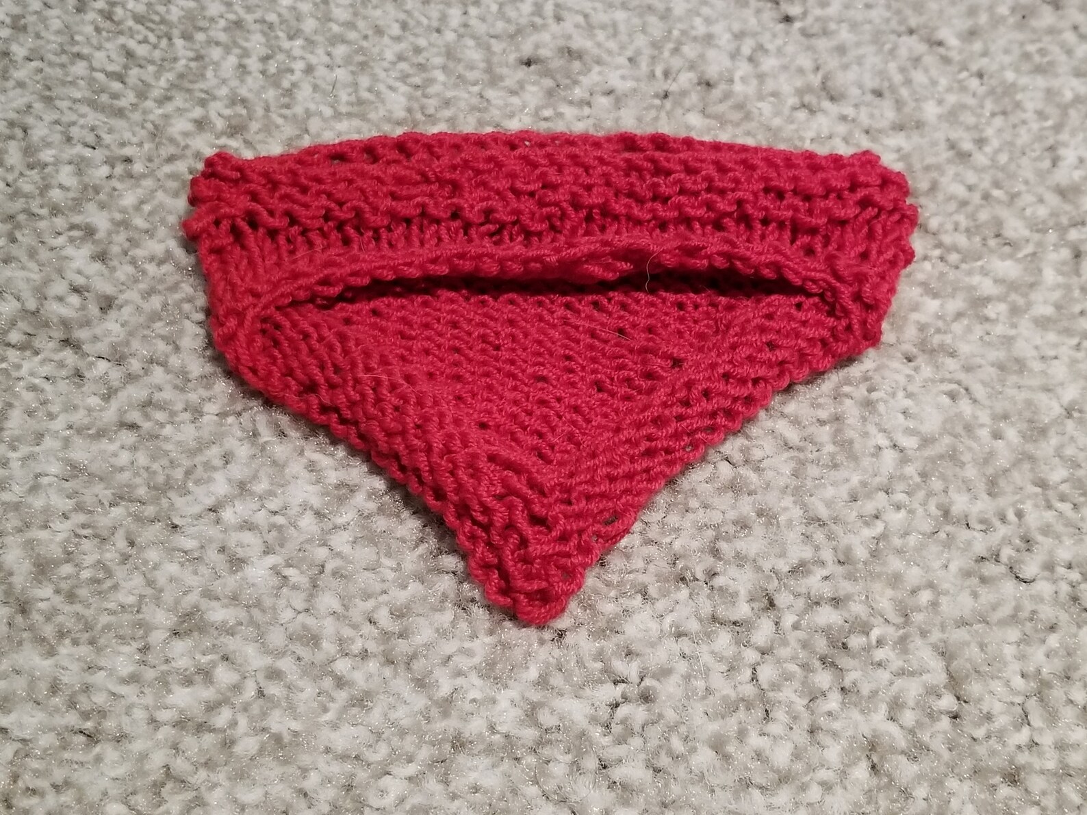 Dog Bandanas Personalized Knit Etsy