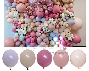 Balloon Arch * Double Stuffed Balloons * Pastel Balloon Garland * DIY Balloon Arch Kit * Bridal Shower Decor