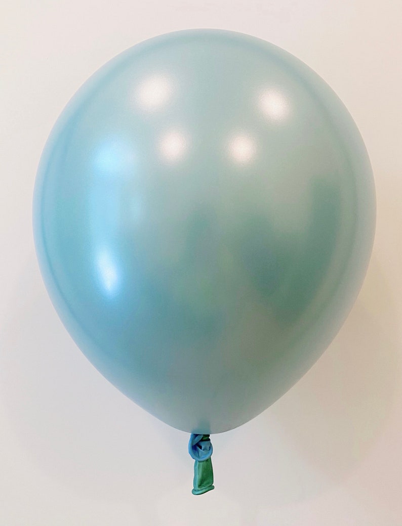 blue double stuffed balloons