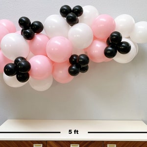 Balloon Arch * Pink, White, and Black * DIY Balloon Arch Kit * Balloon Garland