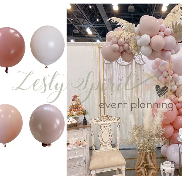 Balloon Arch * Double Stuffed Balloons * Pastel Balloon Garland * DIY Balloon Arch Kit * Bridal Shower Decor