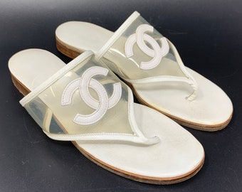 coco chanel jelly sandals