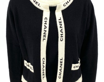 Chanel Logo Sweater Etsy