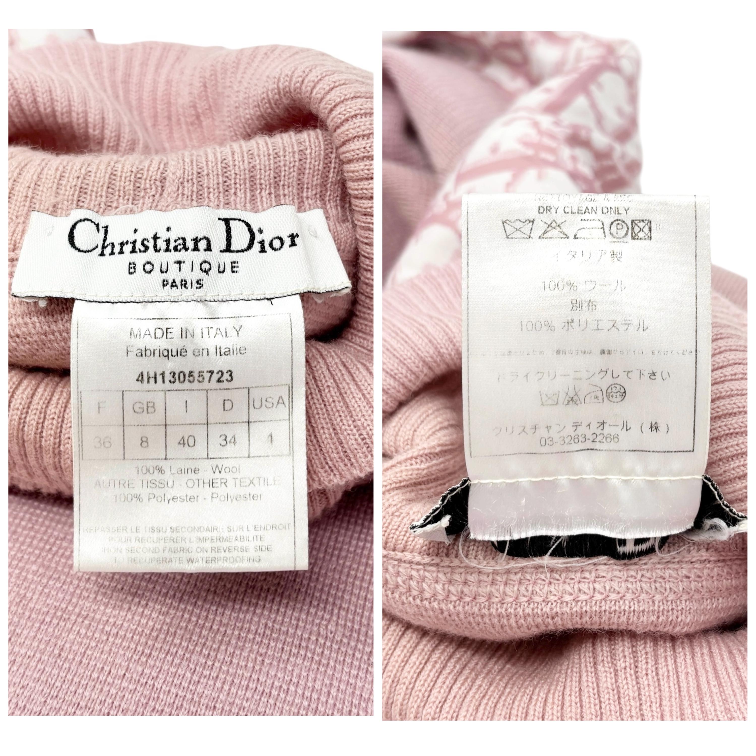 トップス Christian Dior Trotter knit 1990s Vintage Christian Dior Knit Jumper Sweater Trotter Logo