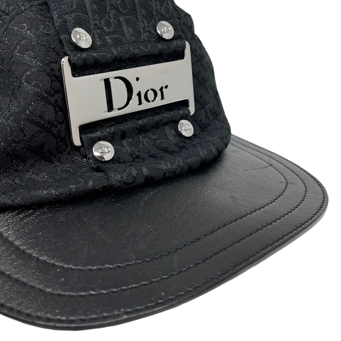 Christian Dior Vintage Trotter Monogram Baseball Cap 58 Christian Dior Vintage Trotter Monogram Baseball Cap 58
