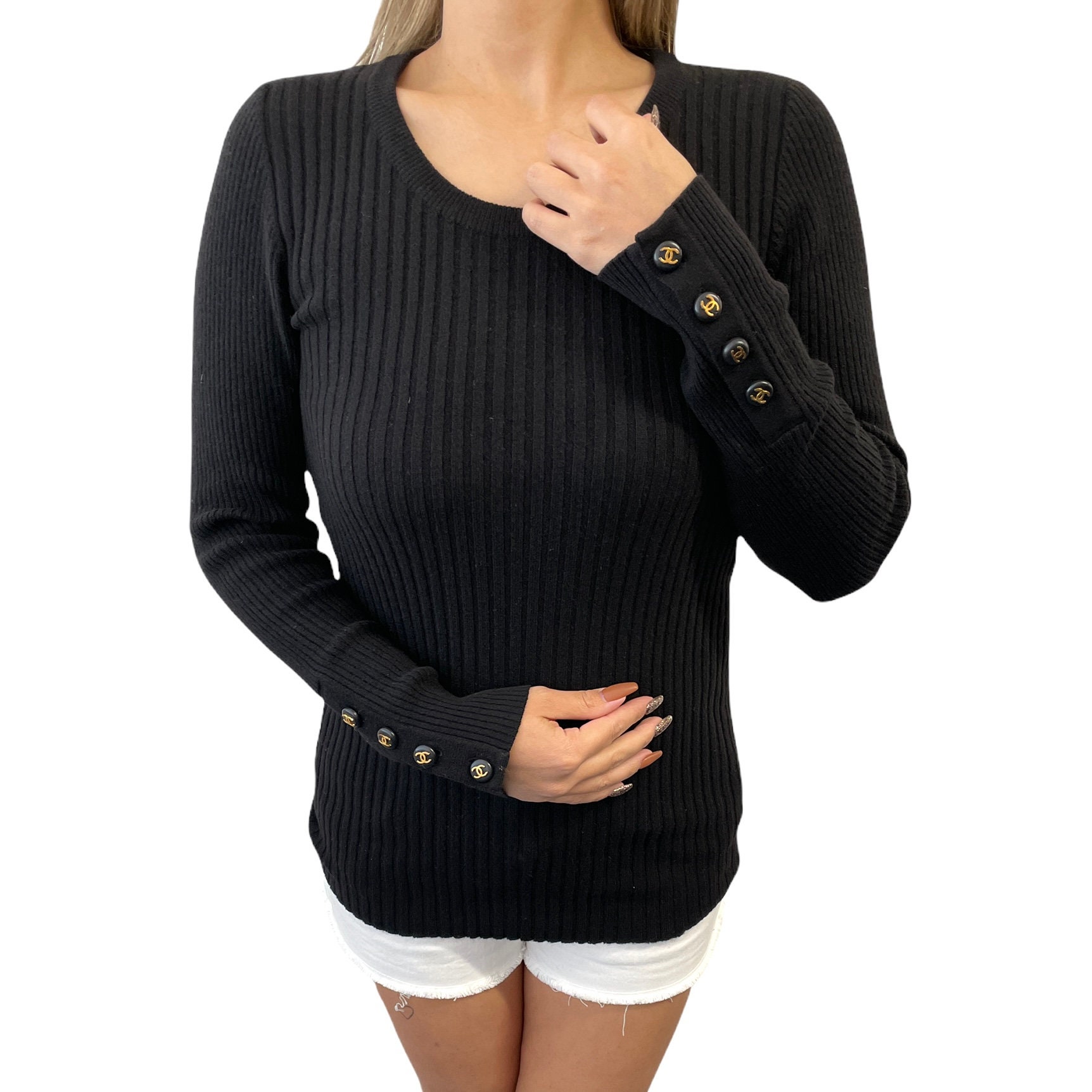 Chanel Logo Sweater - Etsy UK