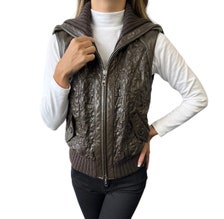 All-Over Vuitton Snow Down Gilet - Luxury White