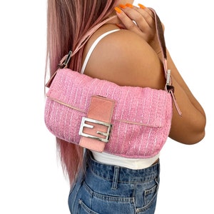 Shoulder & Crossbody Bags  Fendi Womens Pink Sequin And Leather Bag > All  Philippines