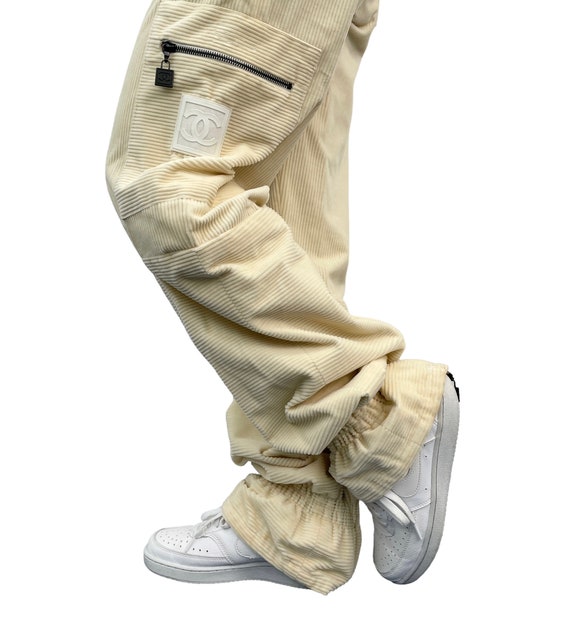 CHANEL Sport Vintage 03A CC Mark Corduroy Pants #… - image 2