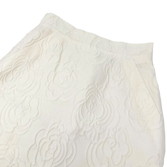 CHANEL Vintage 09C CC Mark Camellia Mini Skirt #3… - image 6