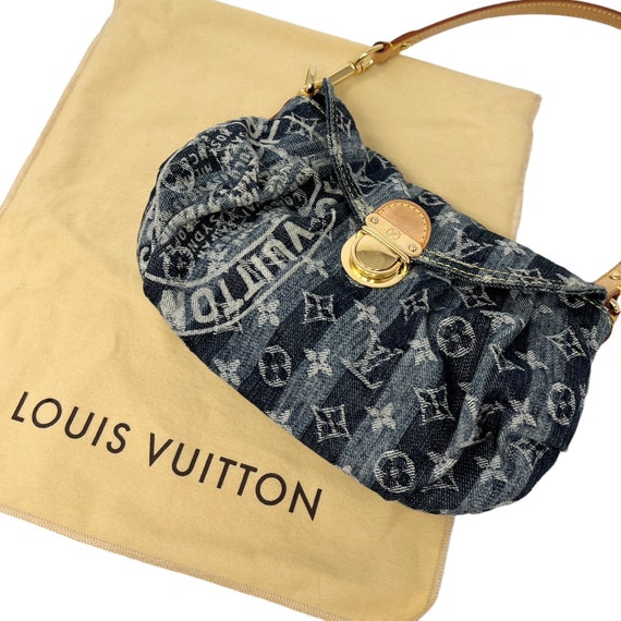 LOUIS VUITTON Vintage Monogram Denim Mini Pleaty … - image 6