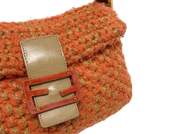 Fendi top knit baguette