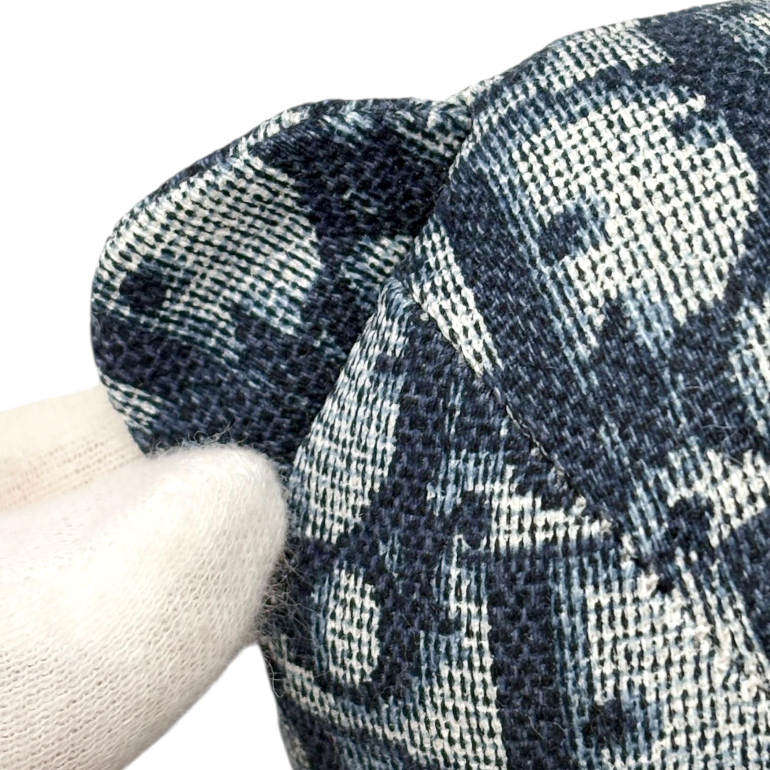 Christian Dior Vintage Baby Dior Trotter Monogram Teddy Bear Plush