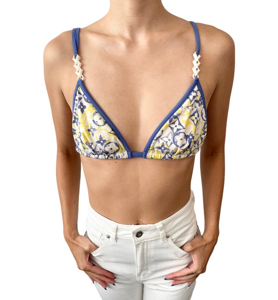 LOUIS VUITTON Monogram Logo de baño Bikini 38 Azul - Etsy España
