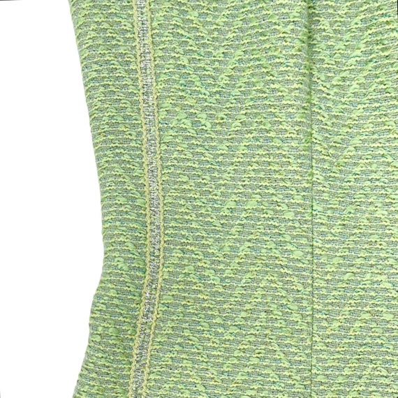 CHANEL Vintage 97P Tweed Sleeveless Dress #40 Zip… - image 9