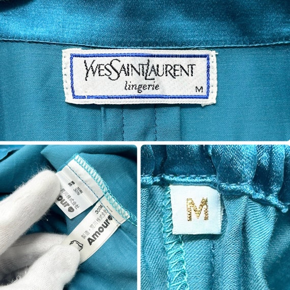 Yves Saint Laurent Vintage Logo Pajama #M Room We… - image 3