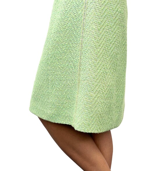 CHANEL Vintage 97P Tweed Sleeveless Dress #40 Zip… - image 4