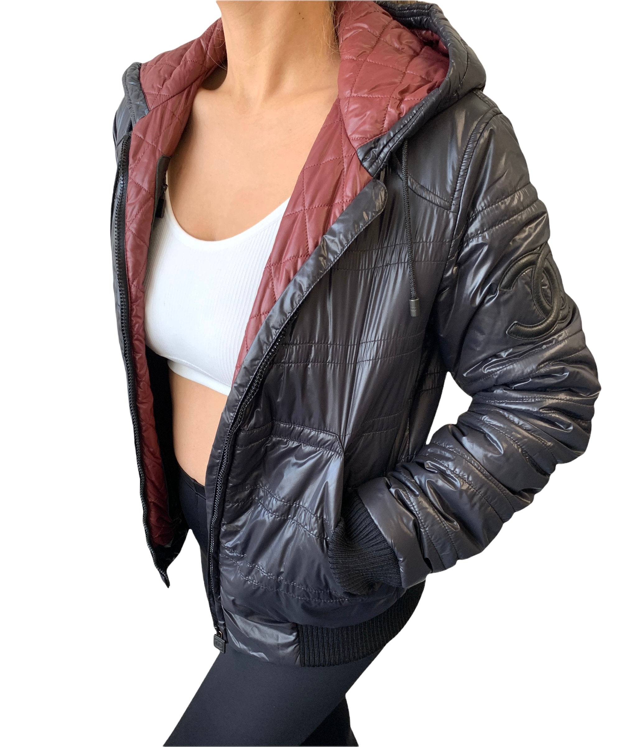 Chanel Puffer Jacket - Etsy