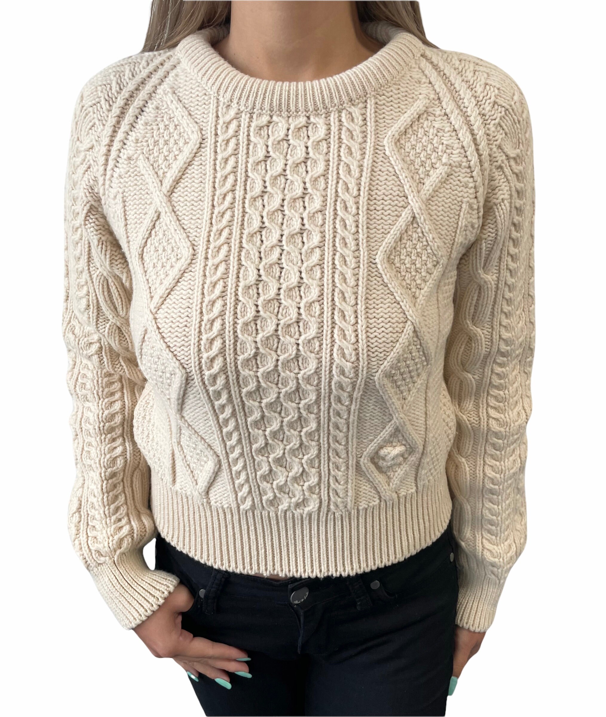 CHANEL Vintage Coco Mark Logo Sweater 