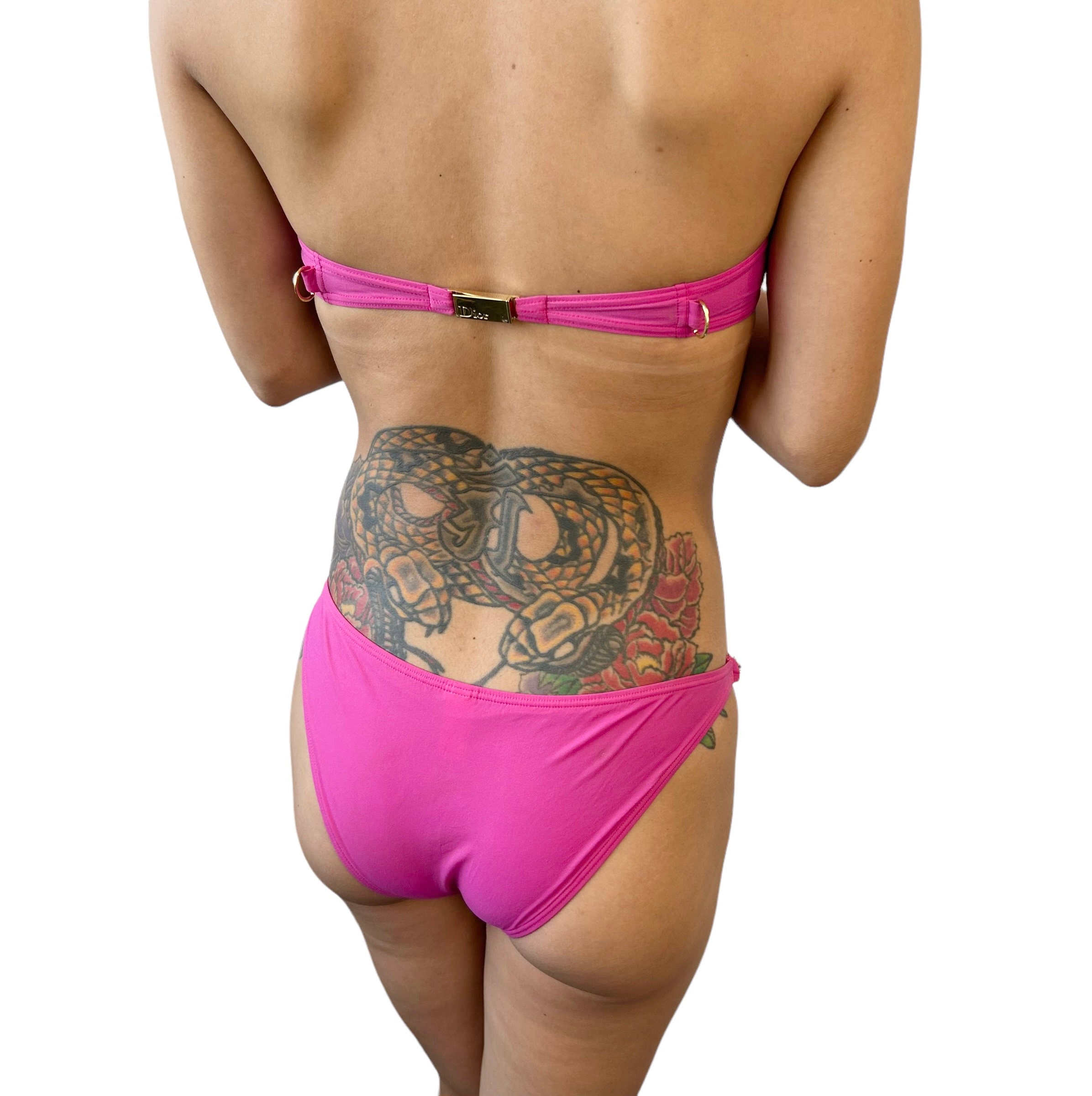 christian dior pink swimsuit