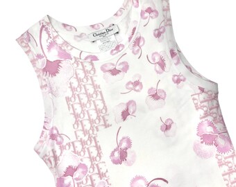Christian Dior ピンク タンクトップ 42 Dior | Tops | Christian Dior Trotter Logo Pink Monogram