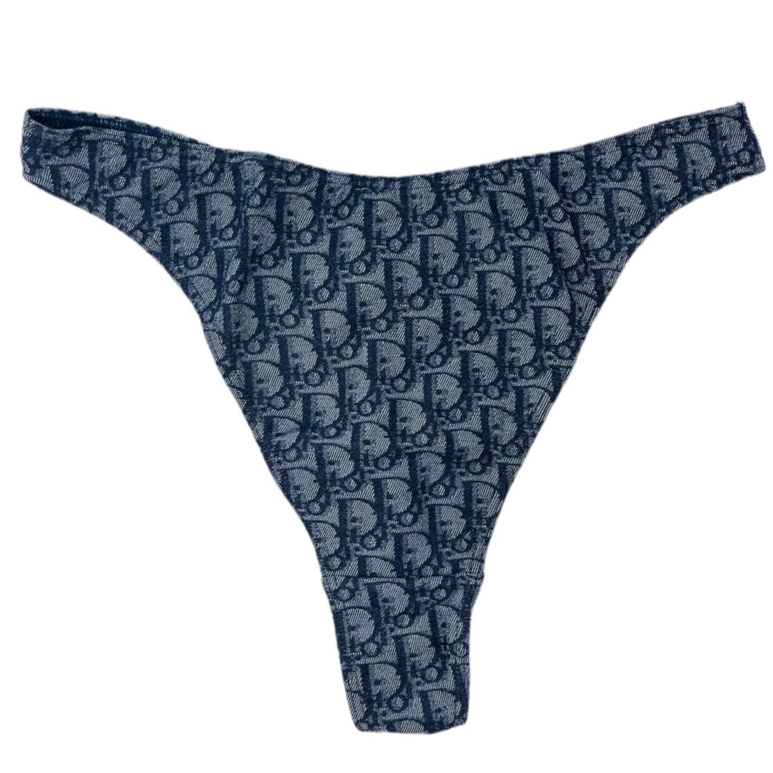Christian Dior Vintage Trotter Monogram Underwear Panties 42 Dark