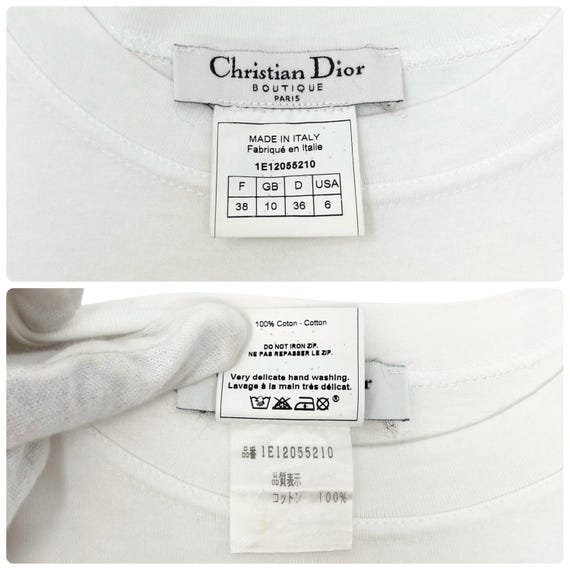 ディオール Dior サイズ 38 グラフィック ロゴ ブラック 半袖T