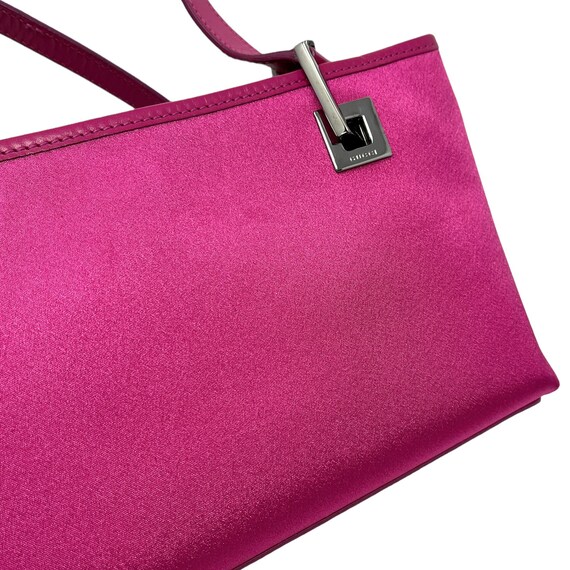 GUCCI Vintage Logo Mini Shoulder Bag Handbag Pink… - image 7